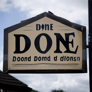 
                        Signage