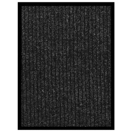 Doormat Striped Anthracite 40x60 cm
