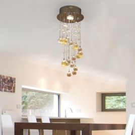 Elegant Crystal Raindrop Chandelier 